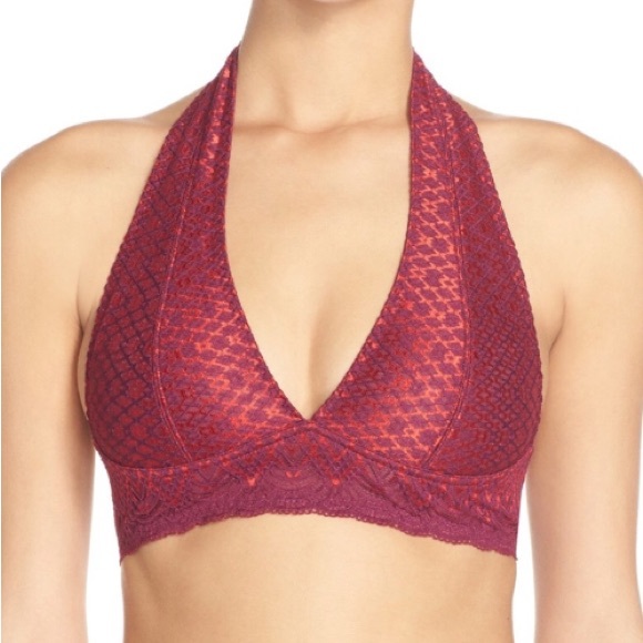 Free People | Halter Wireless Bralette - Picture 1 of 8
